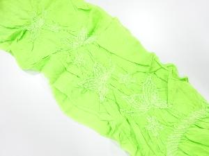 正絹　絞り　帯揚げ